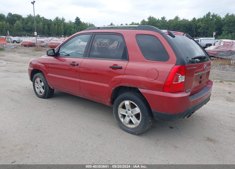 2009 KIA SPORTAGE LX V6 VIN: KNDJE723197558059