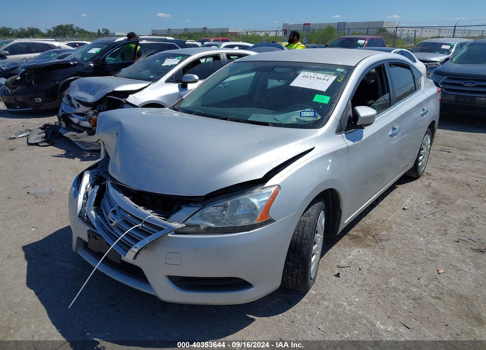 2013 NISSAN SENTRA S VIN: 3N1AB7AP1DL763224