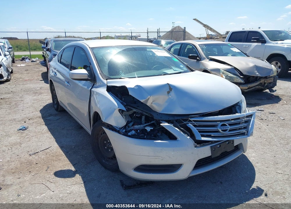 2013 NISSAN SENTRA S VIN: 3N1AB7AP1DL763224
