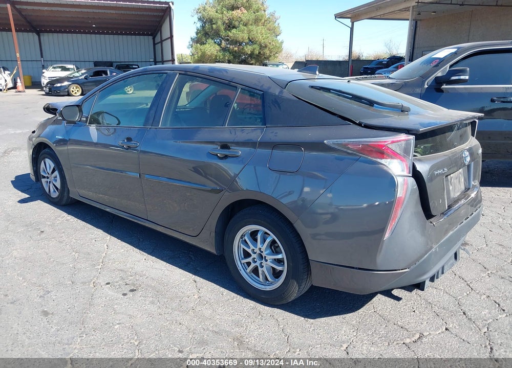 2016 TOYOTA PRIUS THREE VIN: JTDKARFU8G3519519