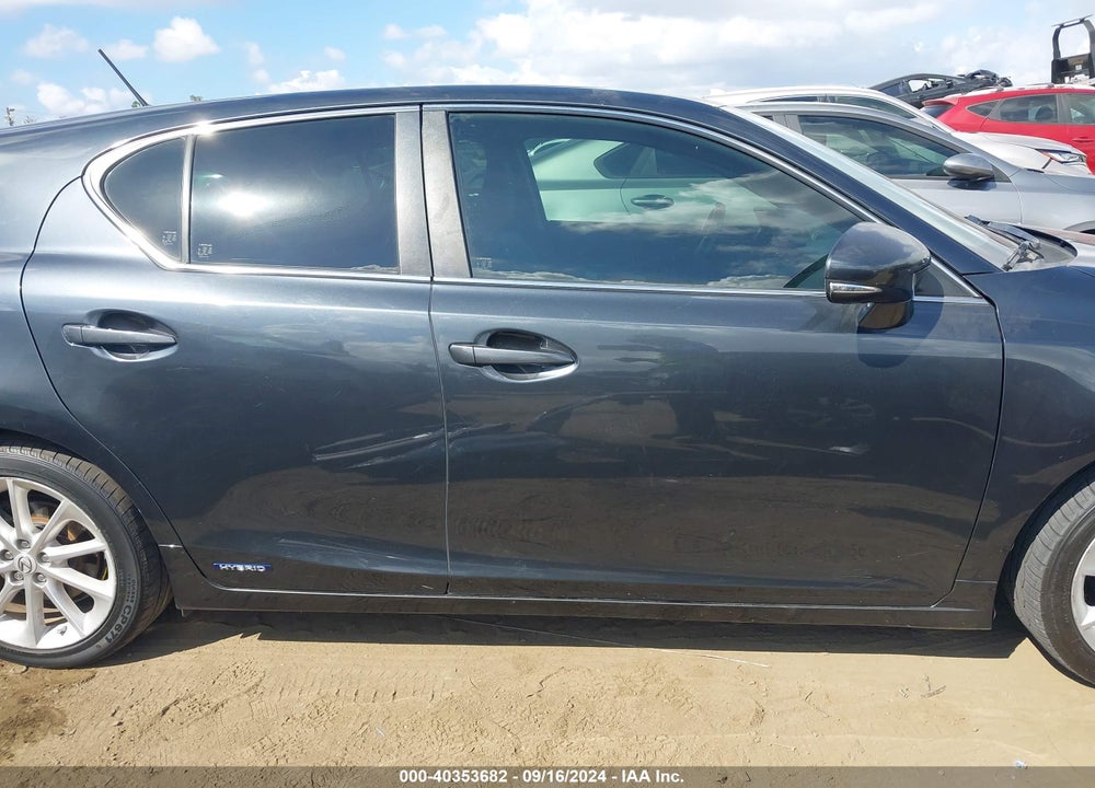 2011 LEXUS CT 200H PREMIUM VIN: JTHKD5BH2B2028501
