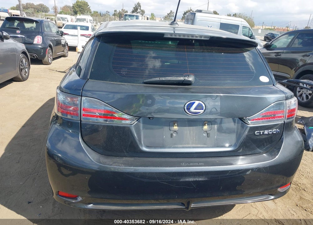 2011 LEXUS CT 200H PREMIUM VIN: JTHKD5BH2B2028501
