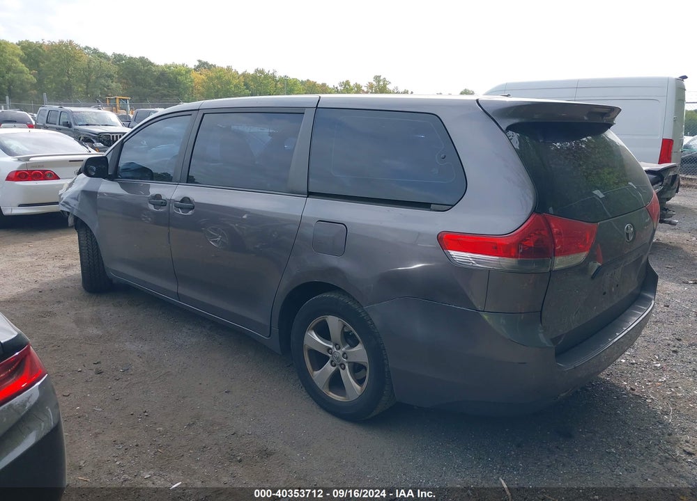 2014 TOYOTA SIENNA L V6 7 PASSENGER VIN: 5TDZK3DC2ES457601