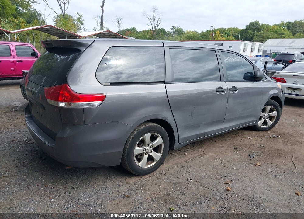 2014 TOYOTA SIENNA L V6 7 PASSENGER VIN: 5TDZK3DC2ES457601