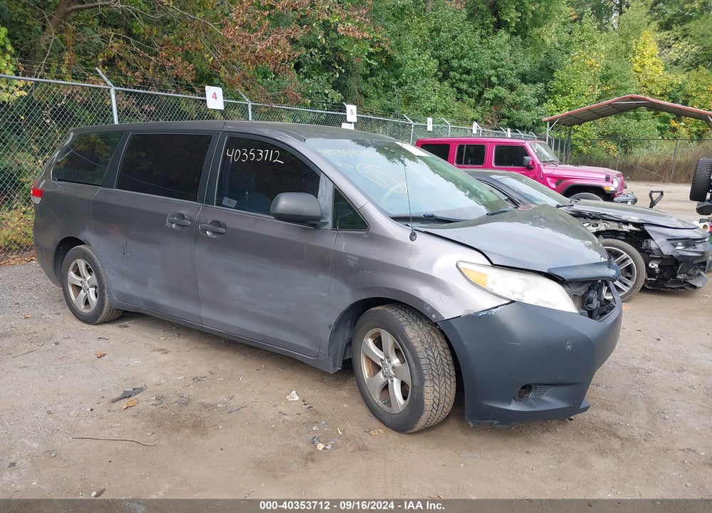 2014 TOYOTA SIENNA L V6 7 PASSENGER VIN: 5TDZK3DC2ES457601