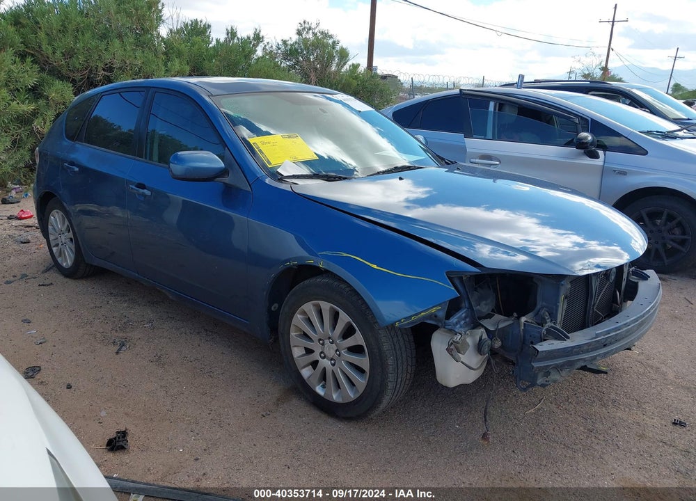 2010 SUBARU IMPREZA 2.5I PREMIUM VIN: JF1GH6B64AH807285