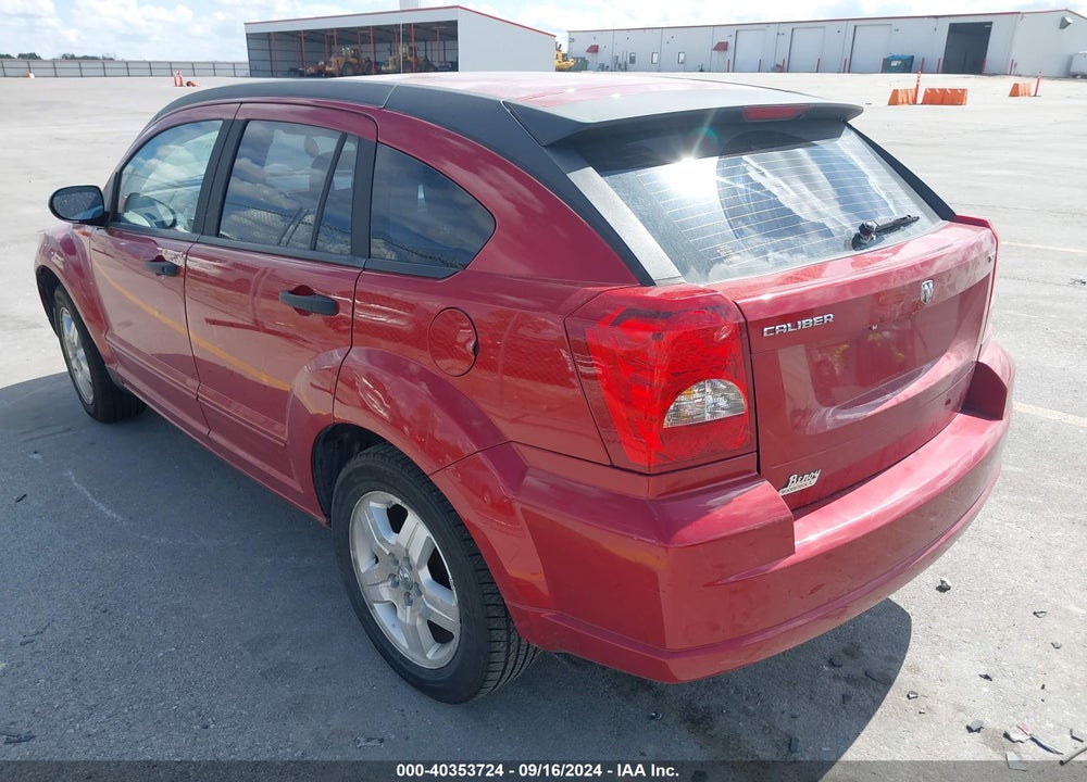 2007 DODGE CALIBER SXT VIN: 1B3HB48B67D590428