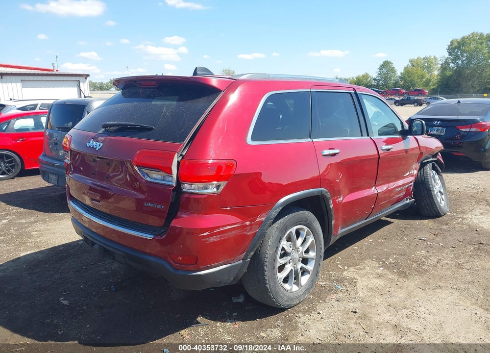 2015 JEEP GRAND CHEROKEE LIMITED VIN: 1C4RJFBG7FC610986