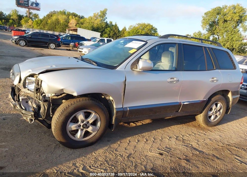 2006 HYUNDAI SANTA FE GLS VIN: KM8SC13D56U032878