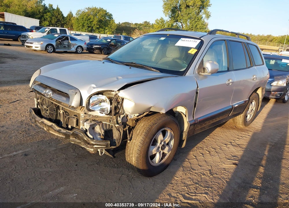 2006 HYUNDAI SANTA FE GLS VIN: KM8SC13D56U032878