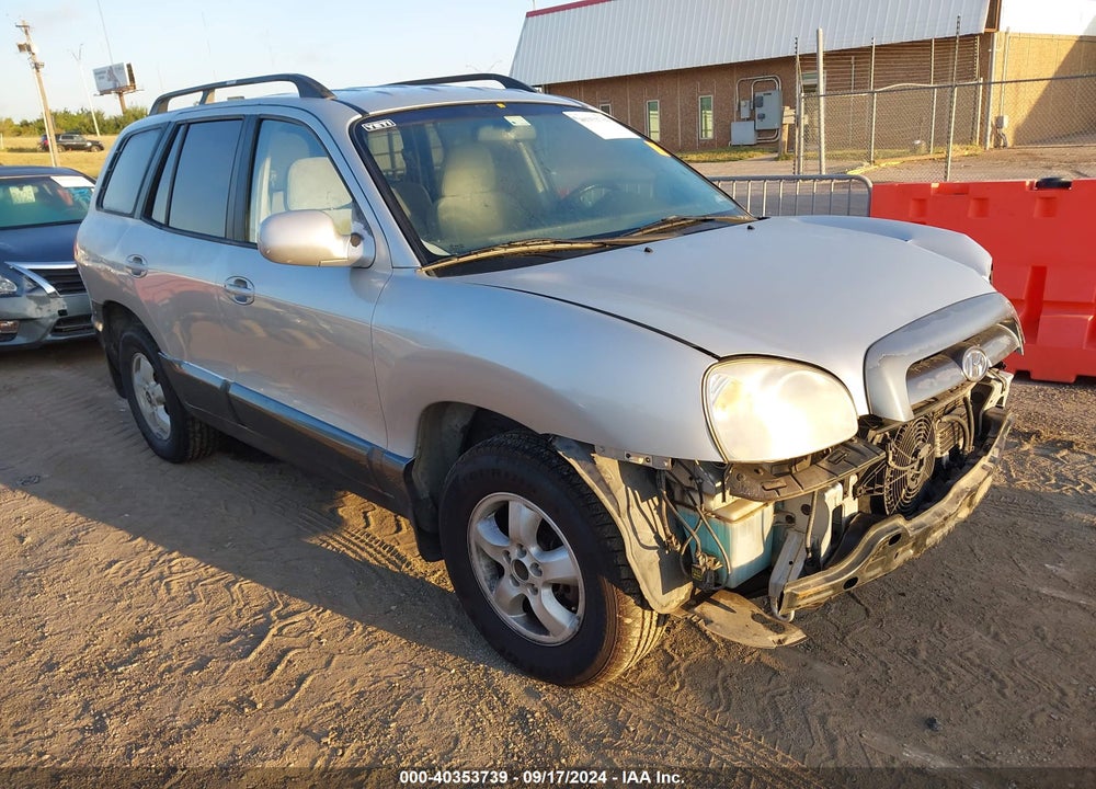 2006 HYUNDAI SANTA FE GLS VIN: KM8SC13D56U032878