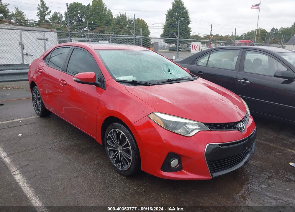 2015 TOYOTA COROLLA S PLUS VIN: 2T1BURHE2FC352139