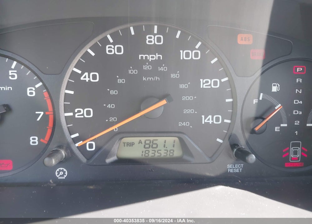 1998 HONDA ACCORD EX VIN: 1HGCG6673WA265953