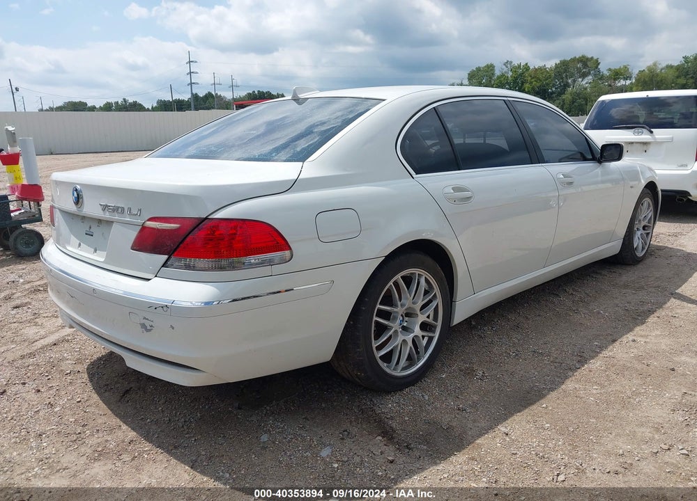 2006 BMW 750LI VIN: WBAHN83516DT30271