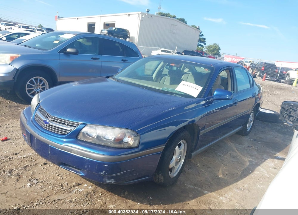 2004 CHEVROLET IMPALA VIN: 2G1WF52E449272828