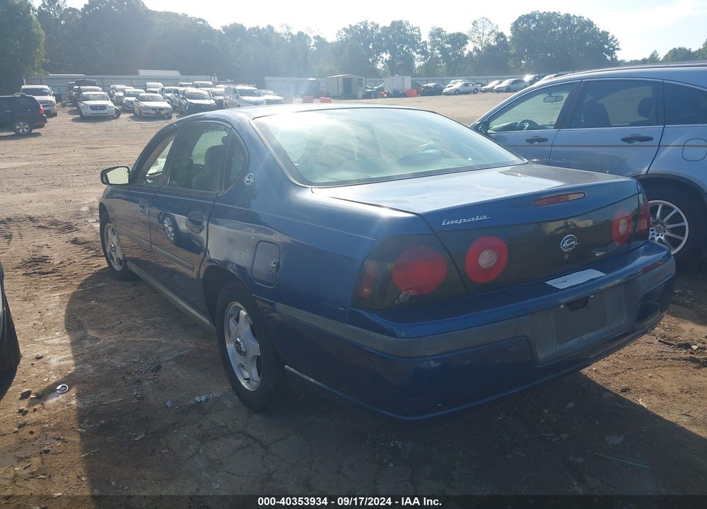 2004 CHEVROLET IMPALA VIN: 2G1WF52E449272828