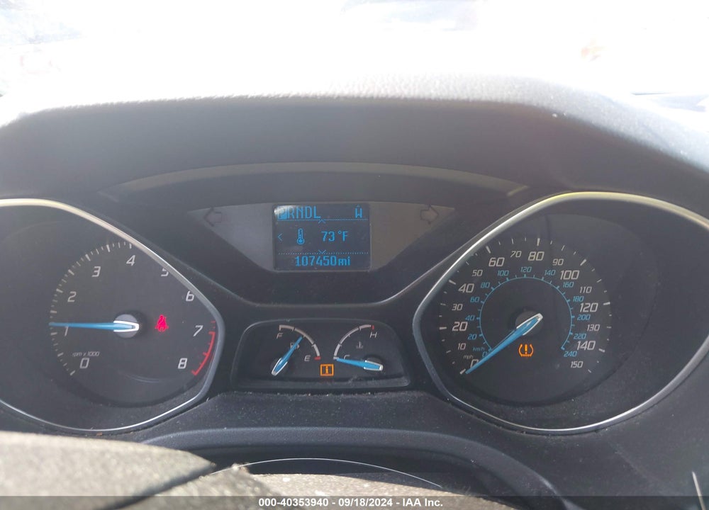 2012 FORD FOCUS SE VIN: 1FAHP3F29CL283726