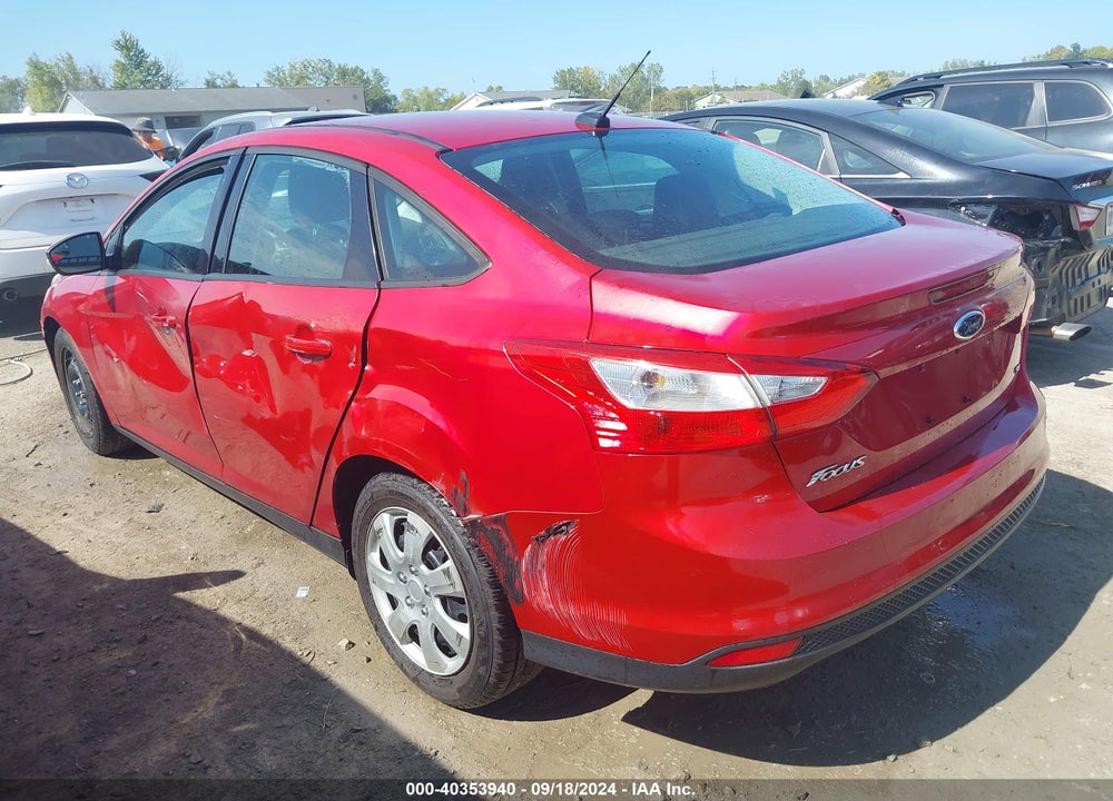 2012 FORD FOCUS SE VIN: 1FAHP3F29CL283726