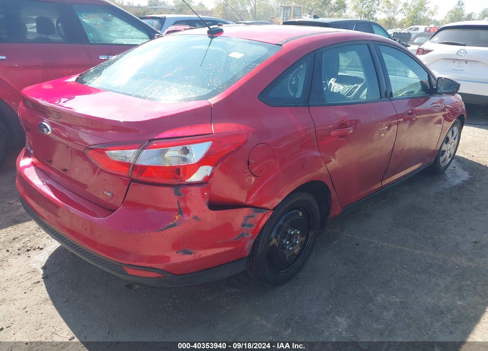 2012 FORD FOCUS SE VIN: 1FAHP3F29CL283726