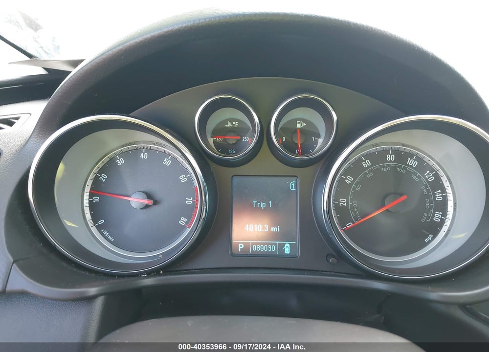 2011 BUICK REGAL CXL TURBO RUSSELSHEIM VIN: W04GV5EV7B1115557