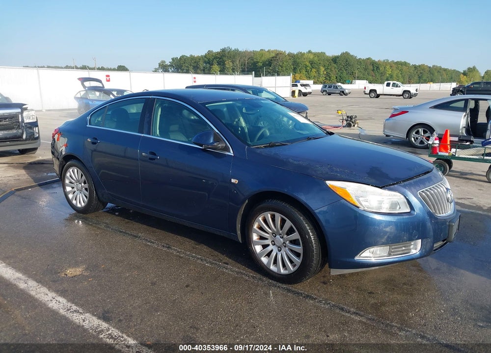 2011 BUICK REGAL CXL TURBO RUSSELSHEIM VIN: W04GV5EV7B1115557