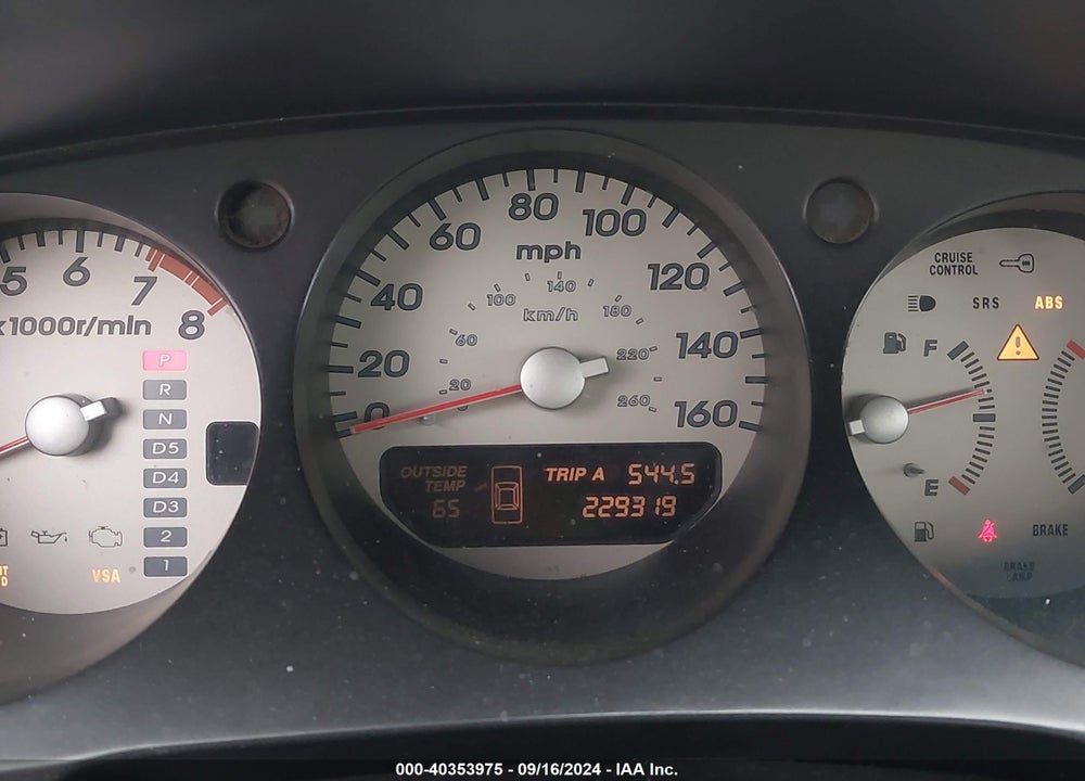 2003 ACURA TL 3.2 TYPE S VIN: 19UUA56883A022692