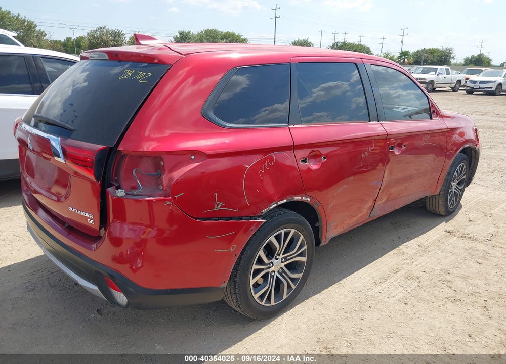 2018 MITSUBISHI OUTLANDER SE VIN: JA4AD3A3XJZ051709