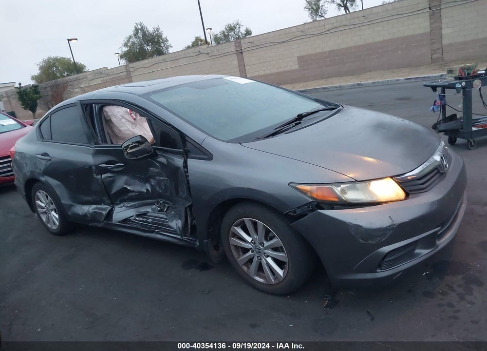 2012 HONDA CIVIC EX VIN: 19XFB2F80CE061261