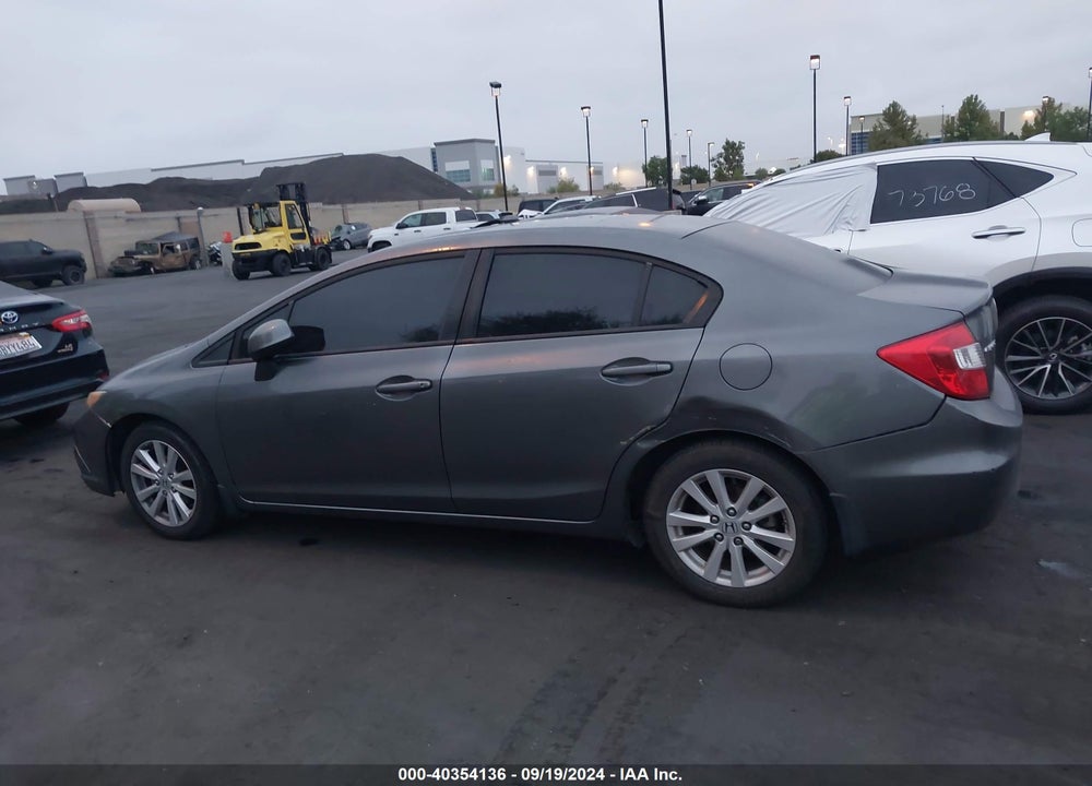 2012 HONDA CIVIC EX VIN: 19XFB2F80CE061261