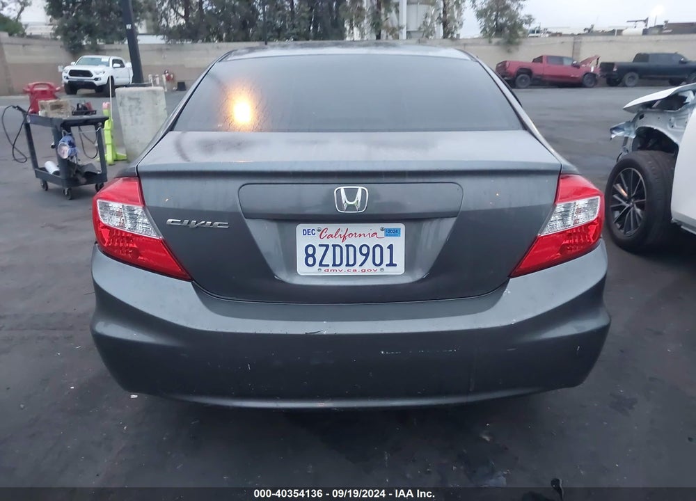 2012 HONDA CIVIC EX VIN: 19XFB2F80CE061261