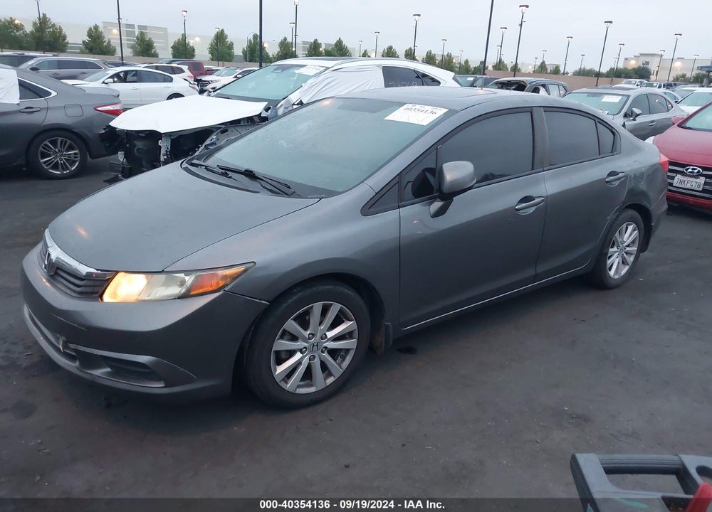 2012 HONDA CIVIC EX VIN: 19XFB2F80CE061261