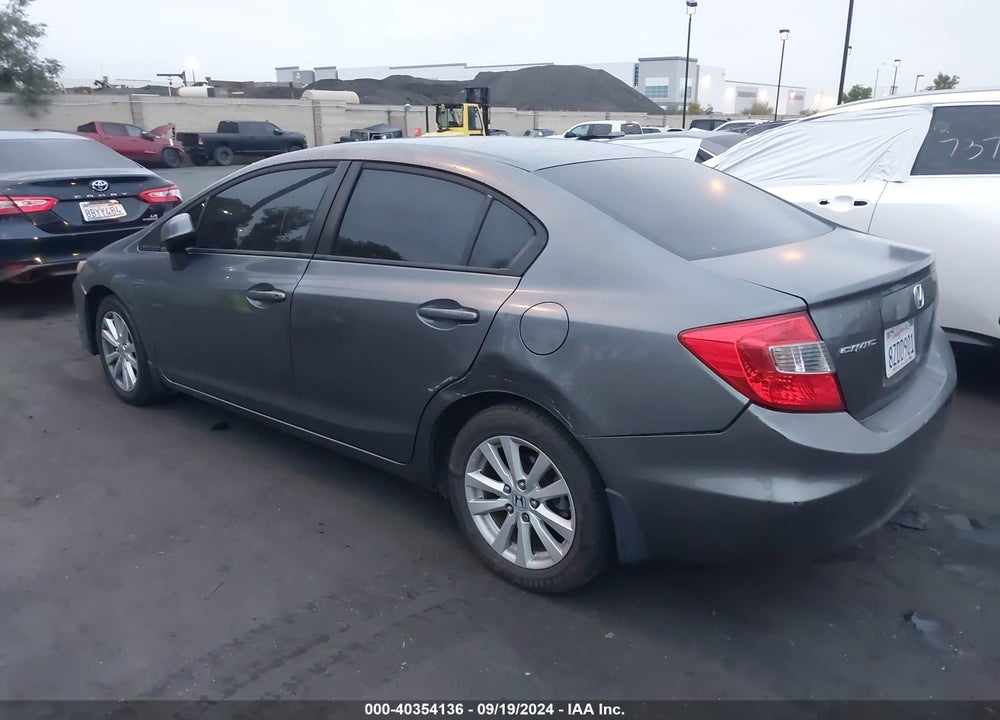 2012 HONDA CIVIC EX VIN: 19XFB2F80CE061261