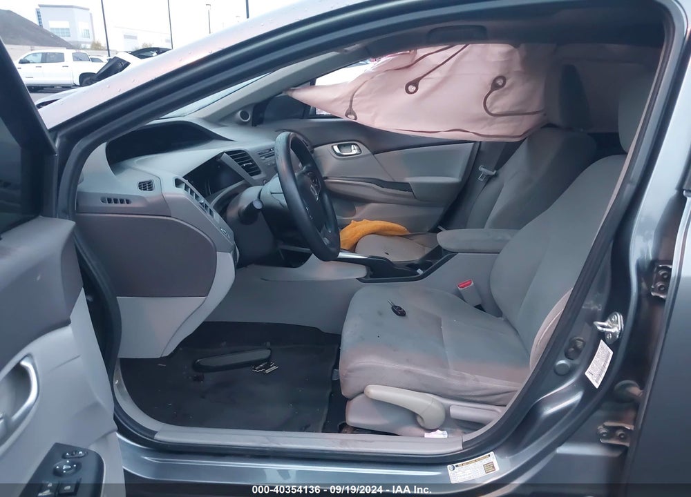 2012 HONDA CIVIC EX VIN: 19XFB2F80CE061261