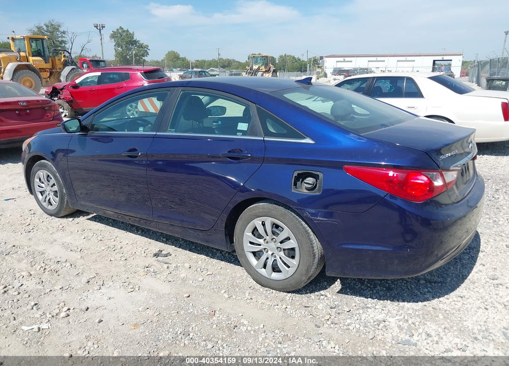 2012 HYUNDAI SONATA GLS VIN: 5NPEB4AC9CH436594