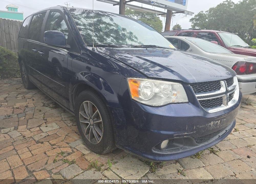 2017 DODGE GRAND CARAVAN VIN: 2C4RDGCG8HR638944