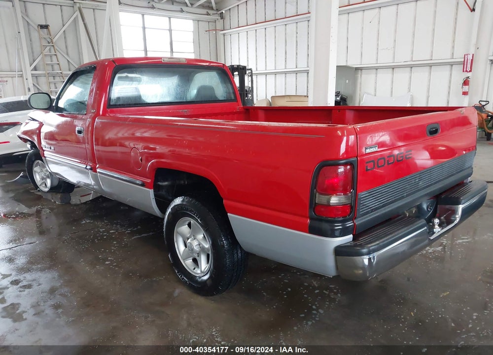 1999 DODGE RAM 1500 ST VIN: 1B7HC16Y7XS265123