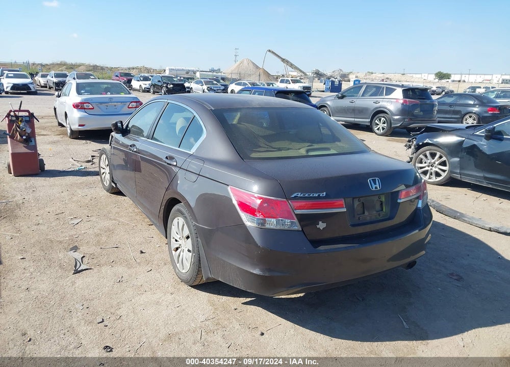 2012 HONDA ACCORD 2.4 LX VIN: 1HGCP2F37CA072755