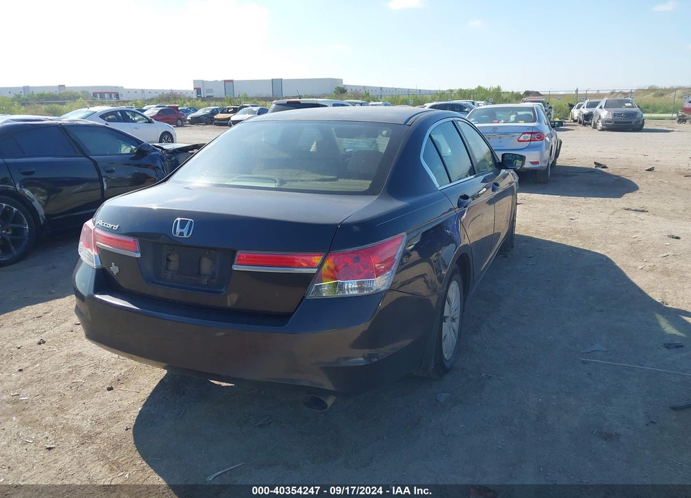 2012 HONDA ACCORD 2.4 LX VIN: 1HGCP2F37CA072755