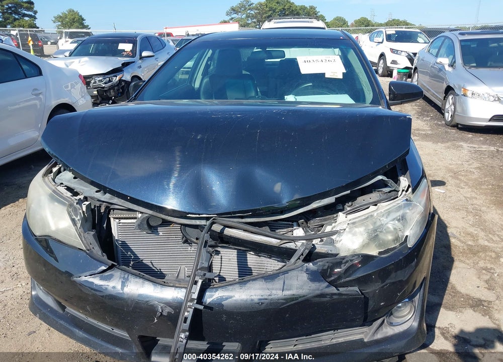 2012 TOYOTA CAMRY SE VIN: 4T1BF1FK5CU606554