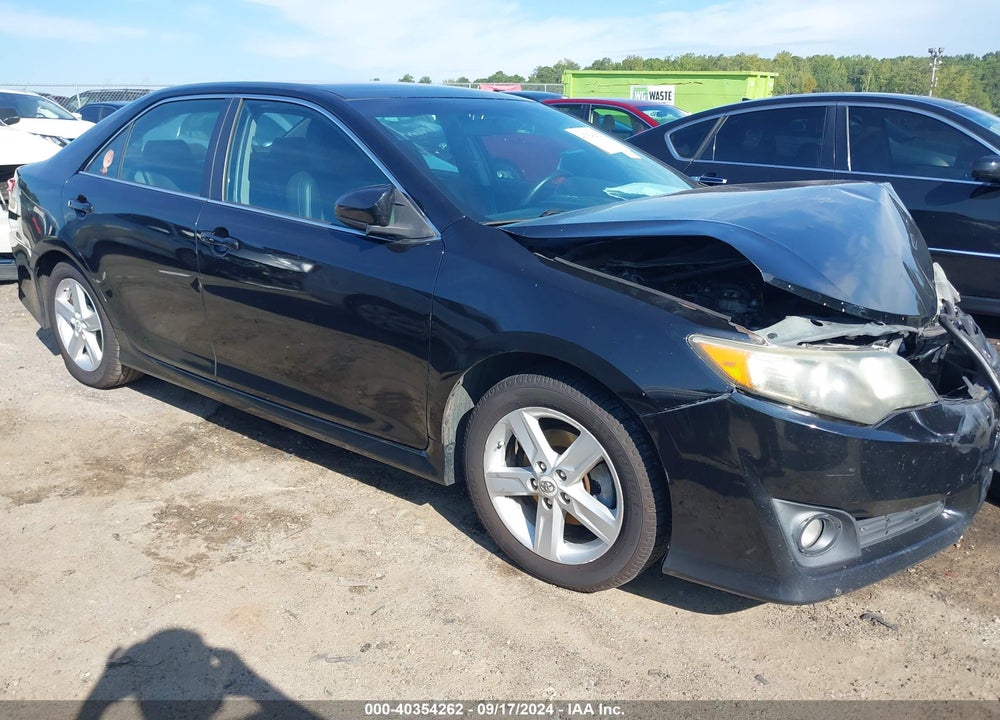 2012 TOYOTA CAMRY SE VIN: 4T1BF1FK5CU606554