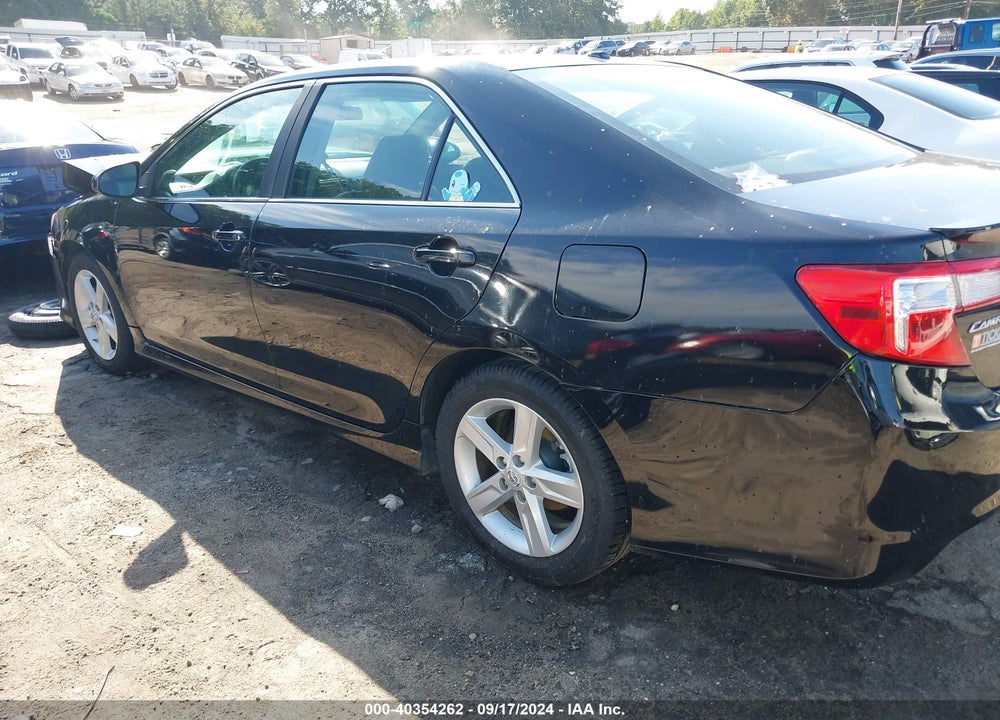 2012 TOYOTA CAMRY SE VIN: 4T1BF1FK5CU606554