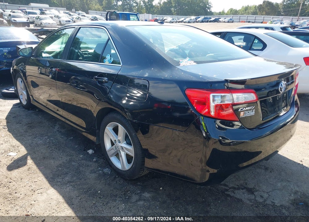 2012 TOYOTA CAMRY SE VIN: 4T1BF1FK5CU606554