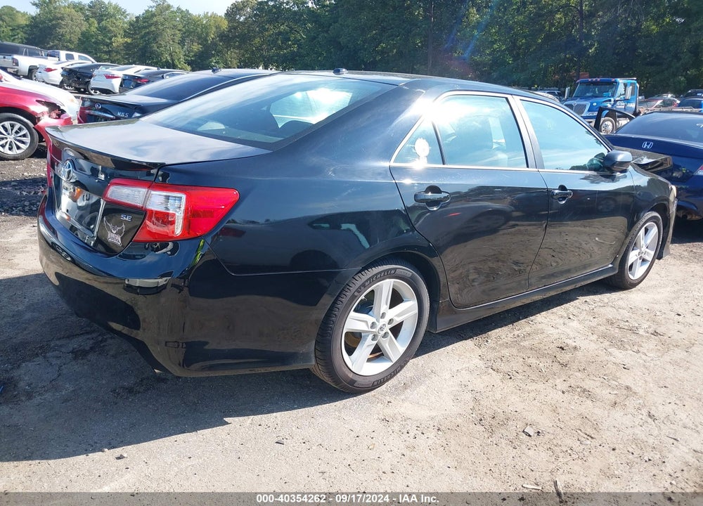2012 TOYOTA CAMRY SE VIN: 4T1BF1FK5CU606554