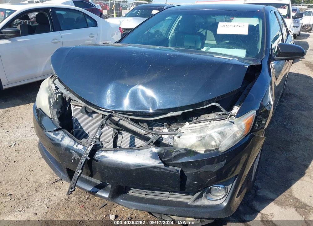 2012 TOYOTA CAMRY SE VIN: 4T1BF1FK5CU606554