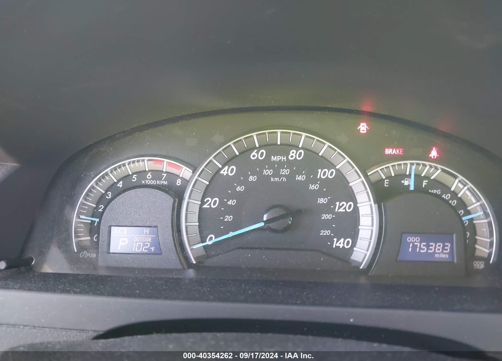 2012 TOYOTA CAMRY SE VIN: 4T1BF1FK5CU606554