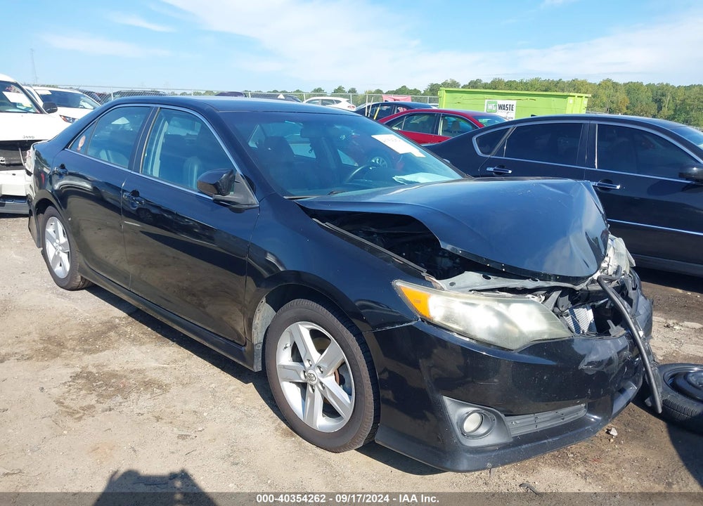2012 TOYOTA CAMRY SE VIN: 4T1BF1FK5CU606554