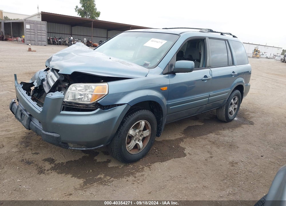 2007 HONDA PILOT EX VIN: 5FNYF28447B022003