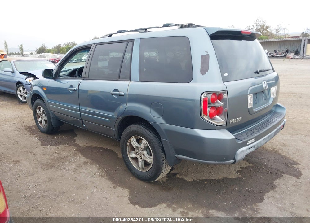 2007 HONDA PILOT EX VIN: 5FNYF28447B022003