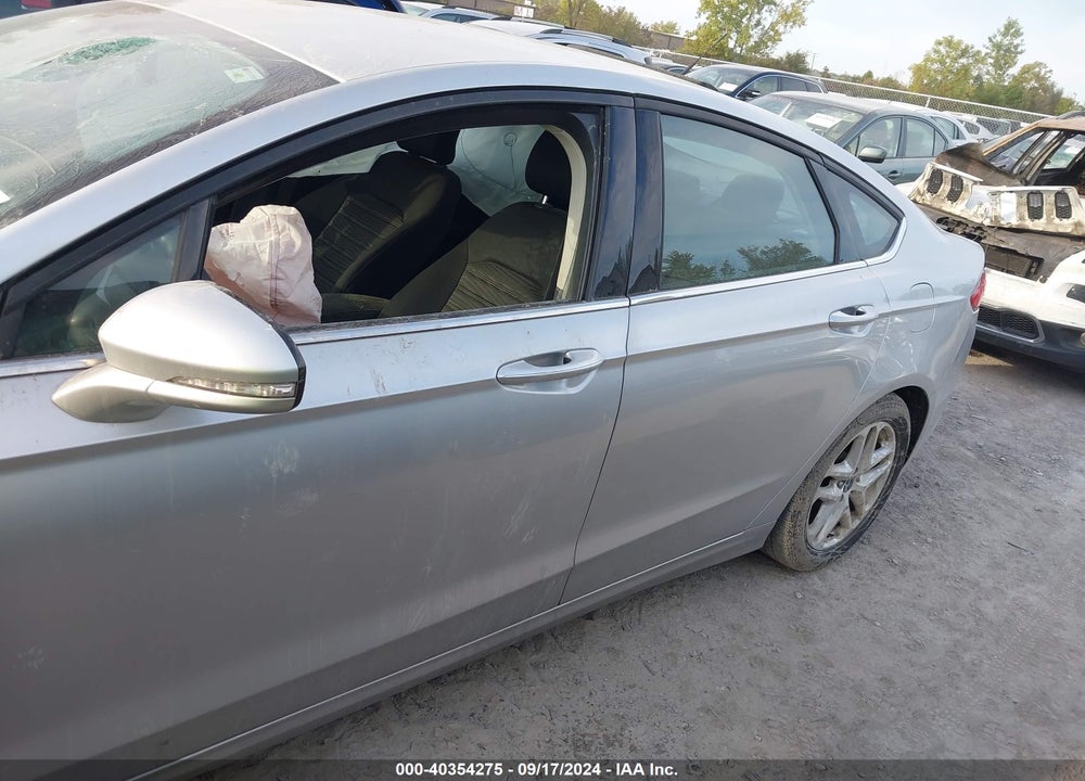 2016 FORD FUSION SE VIN: 3FA6P0H73GR379714