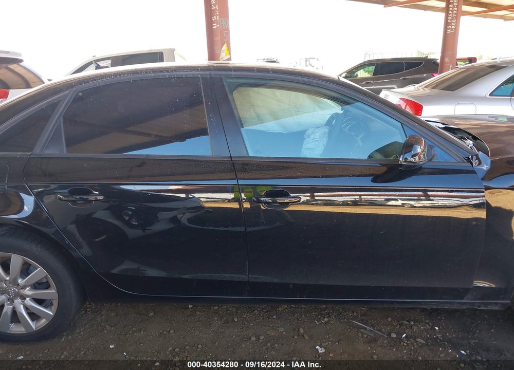 2014 AUDI A4 2.0T PREMIUM VIN: WAUAFAFL0EA113147